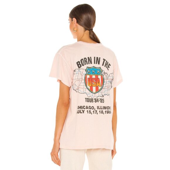 Madeworn Bruce Springsteen Tee in Pink - Picture 4 of 5